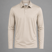 POLO GLANS LANGE MOUW