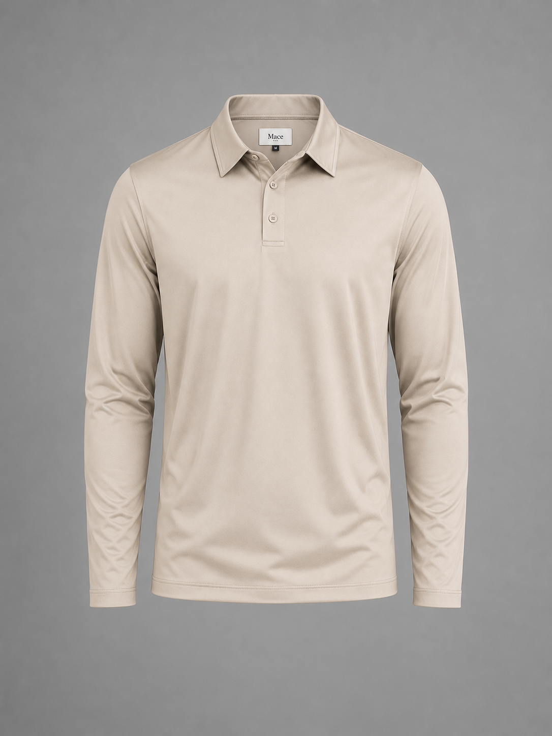 POLO GLANS LANGE MOUW