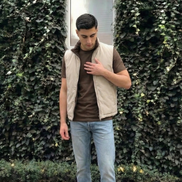 DUBBELZIJDIGE BODYWARMER - BRUIN/BEIGE
