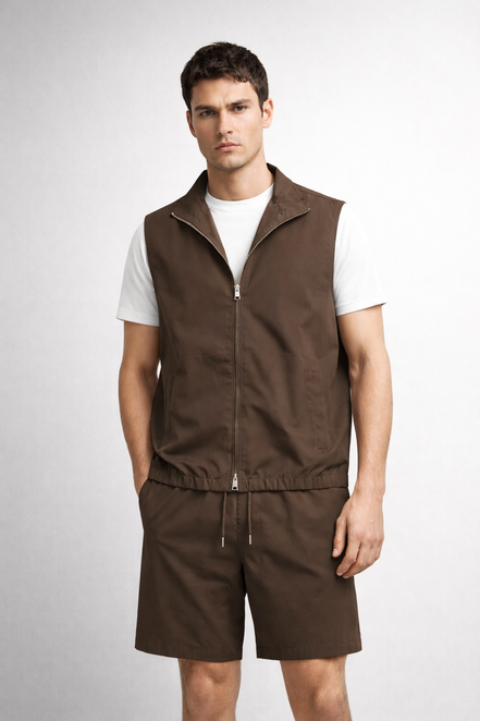 ZOMERSET GILET + KORTE BROEK