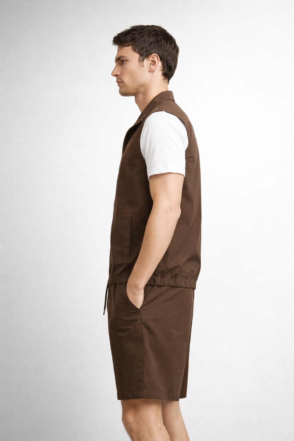 ZOMERSET GILET + KORTE BROEK