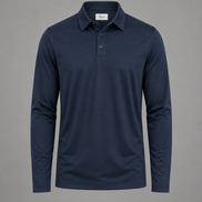 POLO GLANS LANGE MOUW