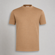 Mace T-shirt Glans heren – kleur camel
