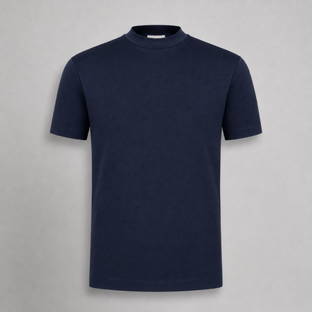 Mace T-shirt Glans heren – kleur navy