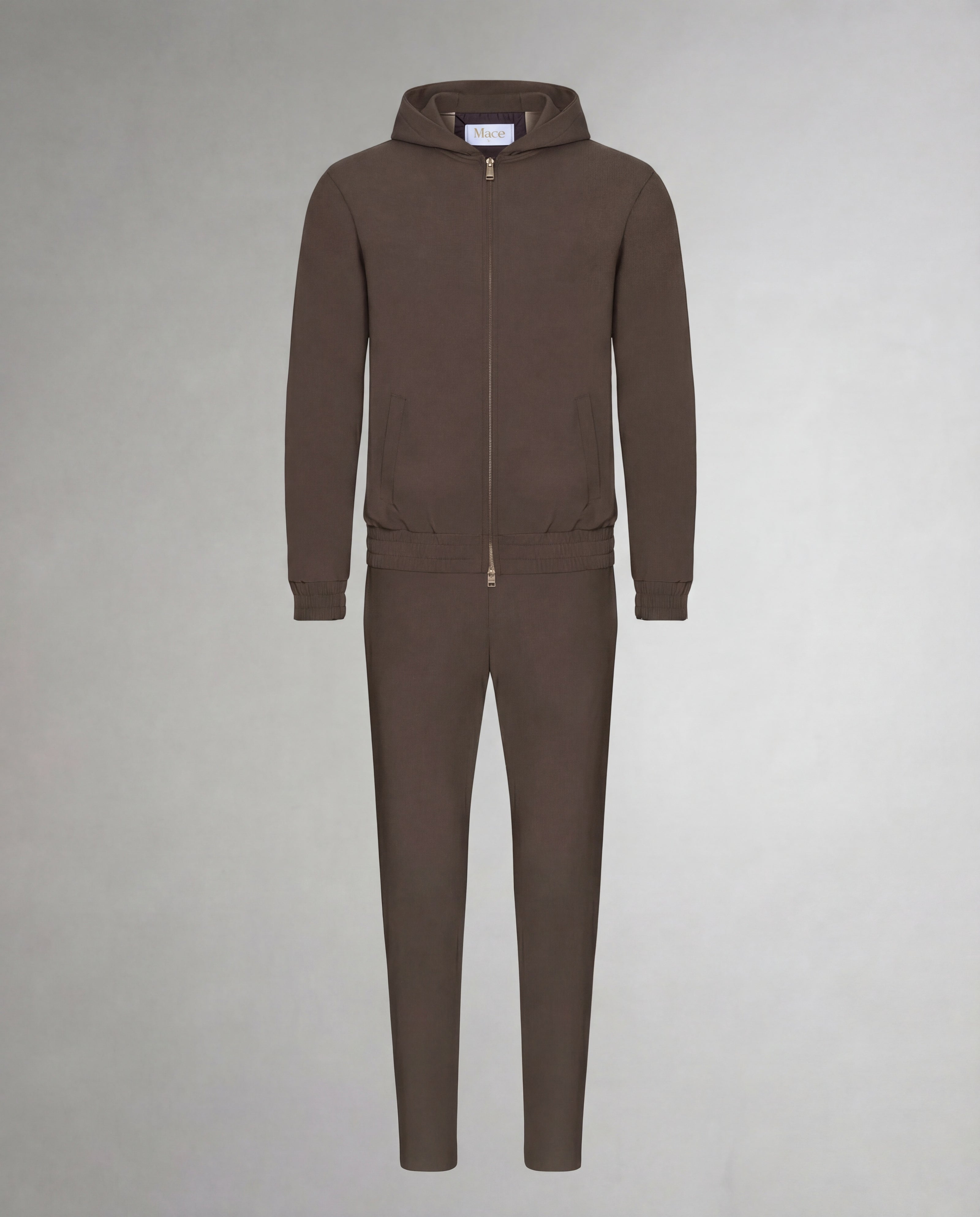 Mace Techsuit Capuchon heren – kleur bruin