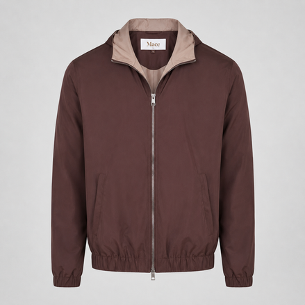 Windbreaker heren – kleur bruin