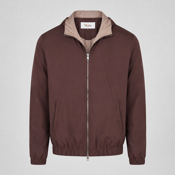 Windbreaker heren – kleur bruin